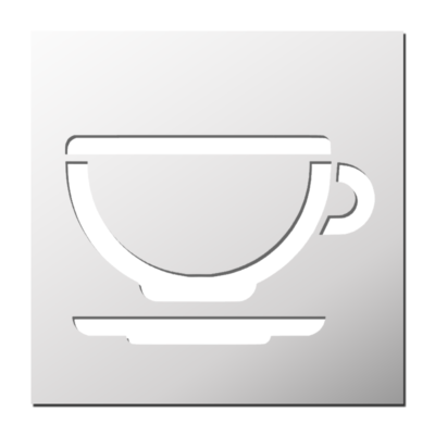 Pochoir Tasse de Thé