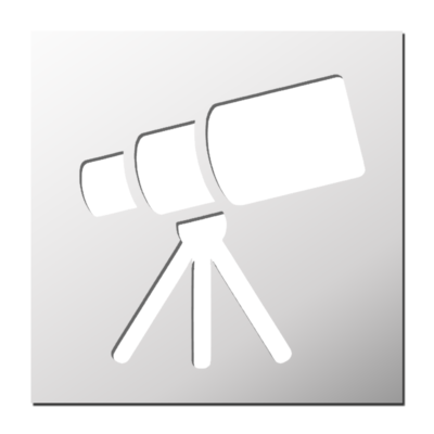Pochoir Télescope
