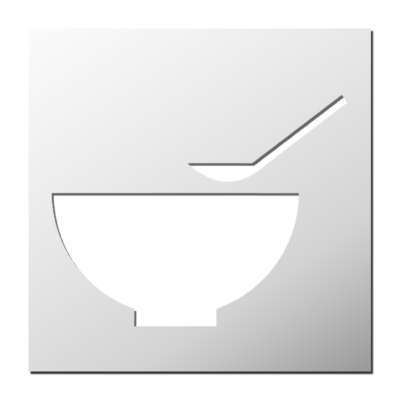 Pochoir Bol et Cuillère