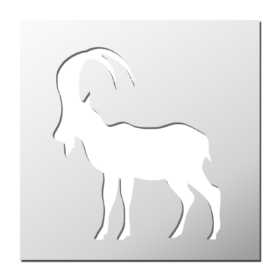 Pochoir Bouc