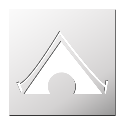 Pochoir Camping