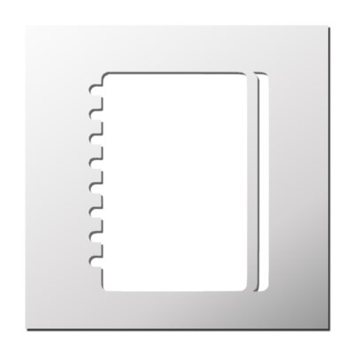 Pochoir Carnet