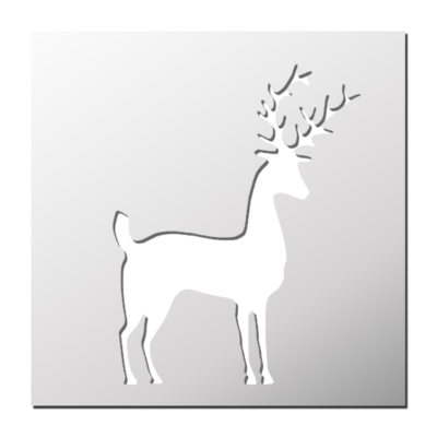 Pochoir Cerf