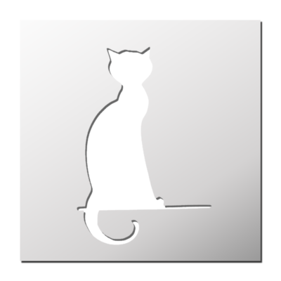 Pochoir Chat