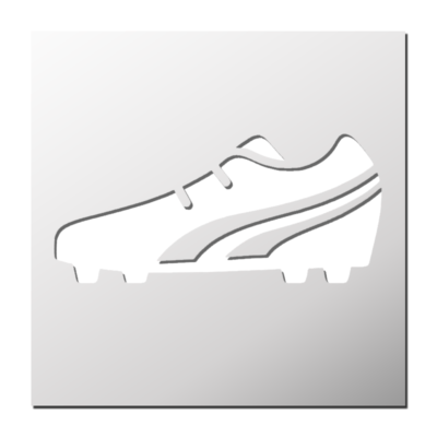Pochoir Chaussure de Foot