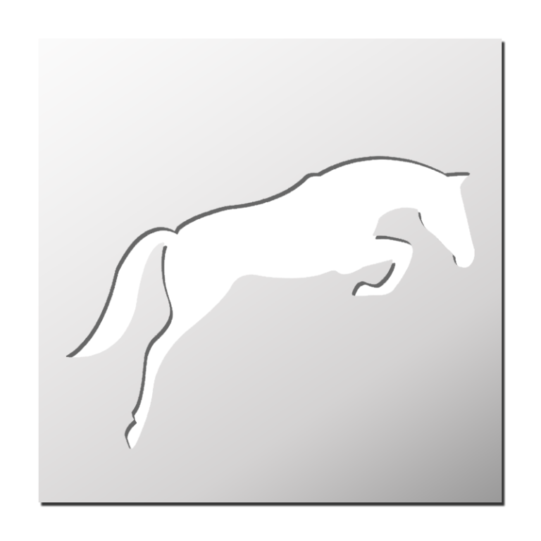 Lot De 3 Pochoirs Kerbl Pour Chevaux - Cœur Et étoile 5-12cm - Pour Tonte Et Toilettage