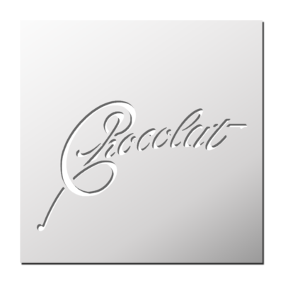 Pochoir Chocolat
