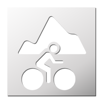 Pochoir Cycliste