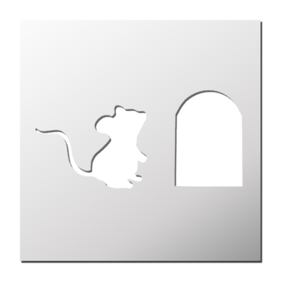 Pochoir Souris