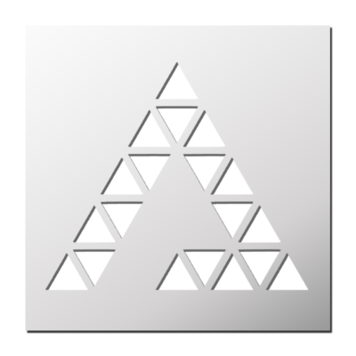 Pochoir déco Triangle