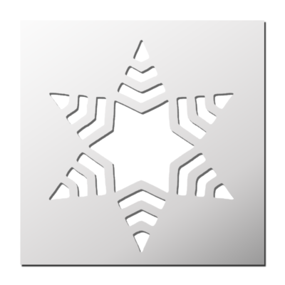 Pochoir Flocon de neige