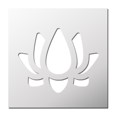 Pochoir Fleur de Lotus