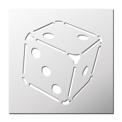 Pochoir Jeux de Dés