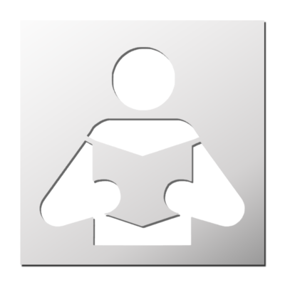 Pochoir Lecteur