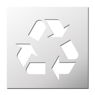 Pochoir Recyclage