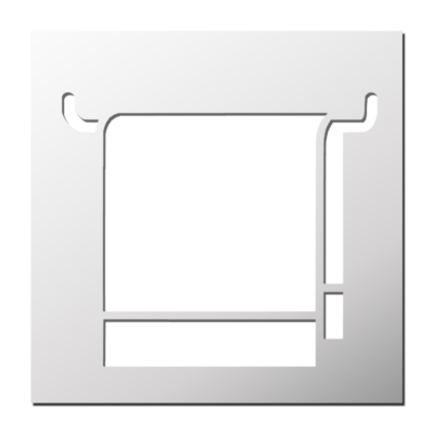 Pochoir Serviette de Bain