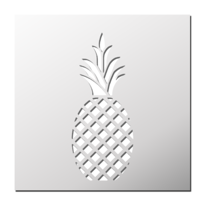 Pochoir Ananas