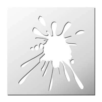 Pochoir Tache de Peinture
