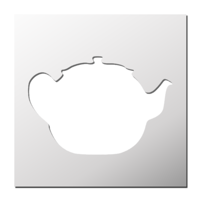 Pochoir Théière