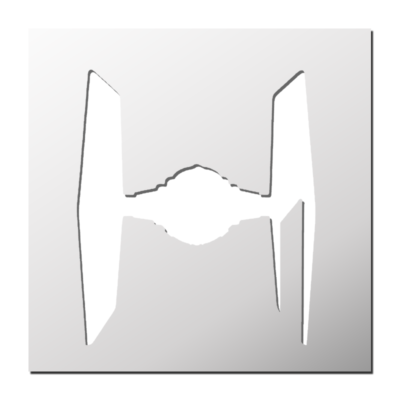 Pochoir Vaisseau Spatial