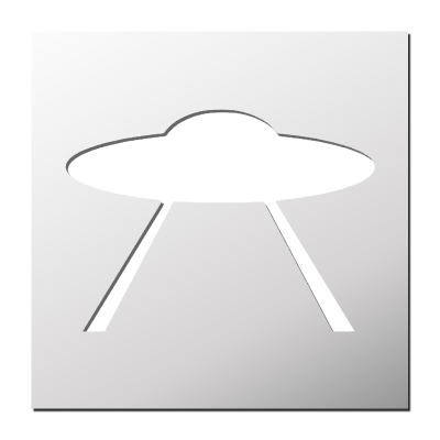 Pochoir Vaisseau Spatial