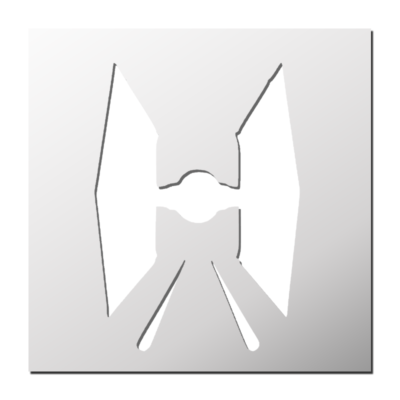 Pochoir Vaisseau Spatial