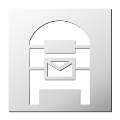 Pochoir Boite aux lettres