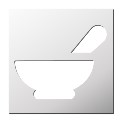 Pochoir Bol de cuisine