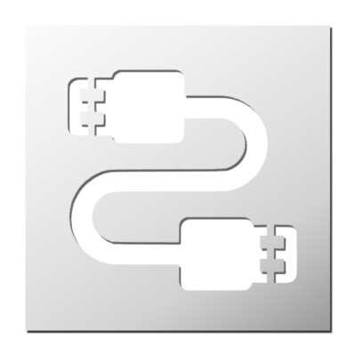 Pochoir Câblage USB