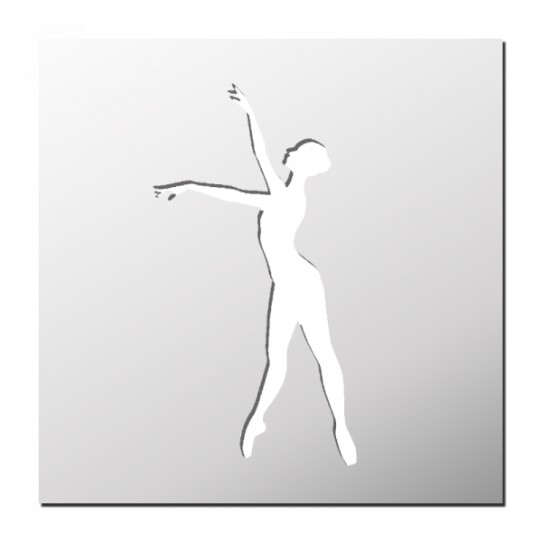 Pochoir Danseuse