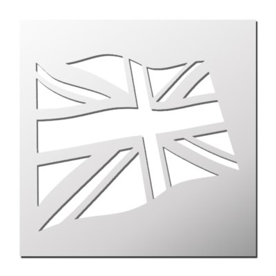 Pochoir Drapeau Anglais