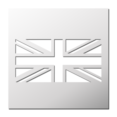 Pochoir Drapeau Anglais