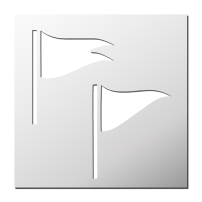 Pochoir Drapeaux