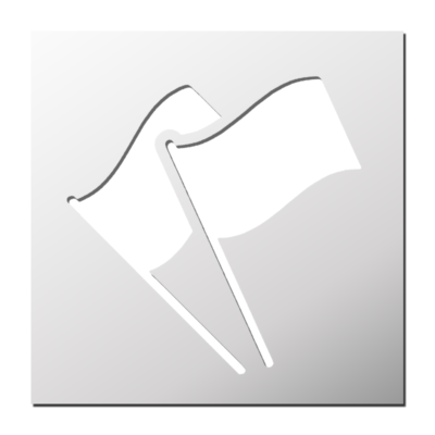 Pochoir Drapeaux