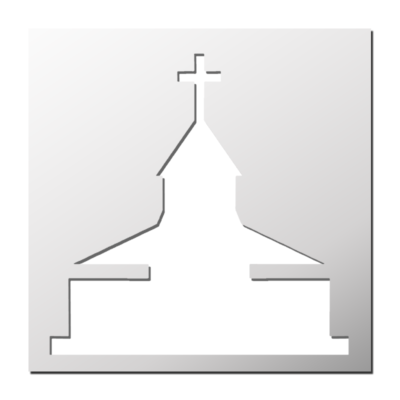 Pochoir Eglise