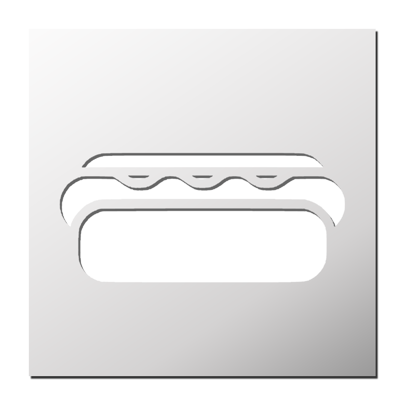 Pochoir Hot-Dog Pochoir Hot-Dog