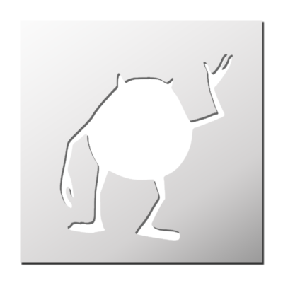 Pochoir Monstre