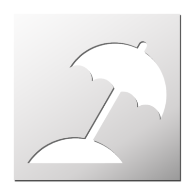 Pochoir Parasol
