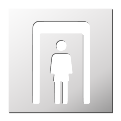 Pochoir Portique de sécurité