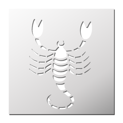Pochoir Scorpion