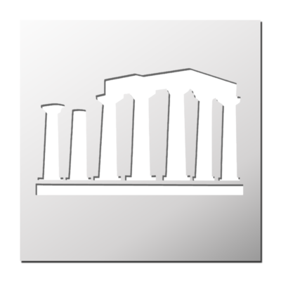 Pochoir Temple Grec