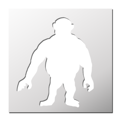 Pochoir Troll