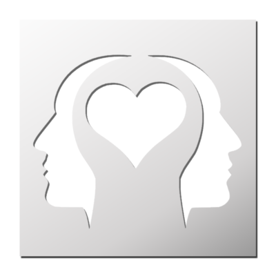 Pochoir Amour/Mariage