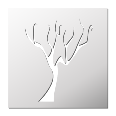 Pochoir Arbre hanté