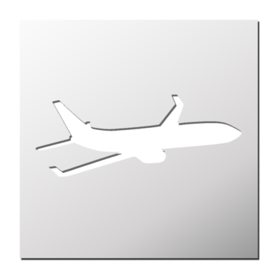 Pochoir Avion