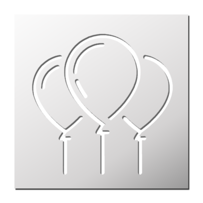 Pochoir Ballons