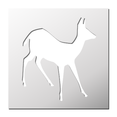 Pochoir Biche
