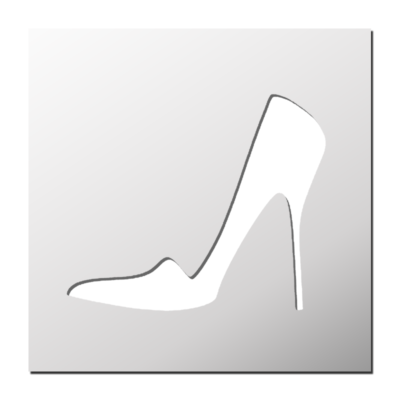 Pochoir Chaussure à talon