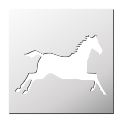 Pochoir Cheval