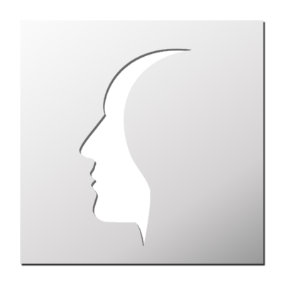 Pochoir déco Visage